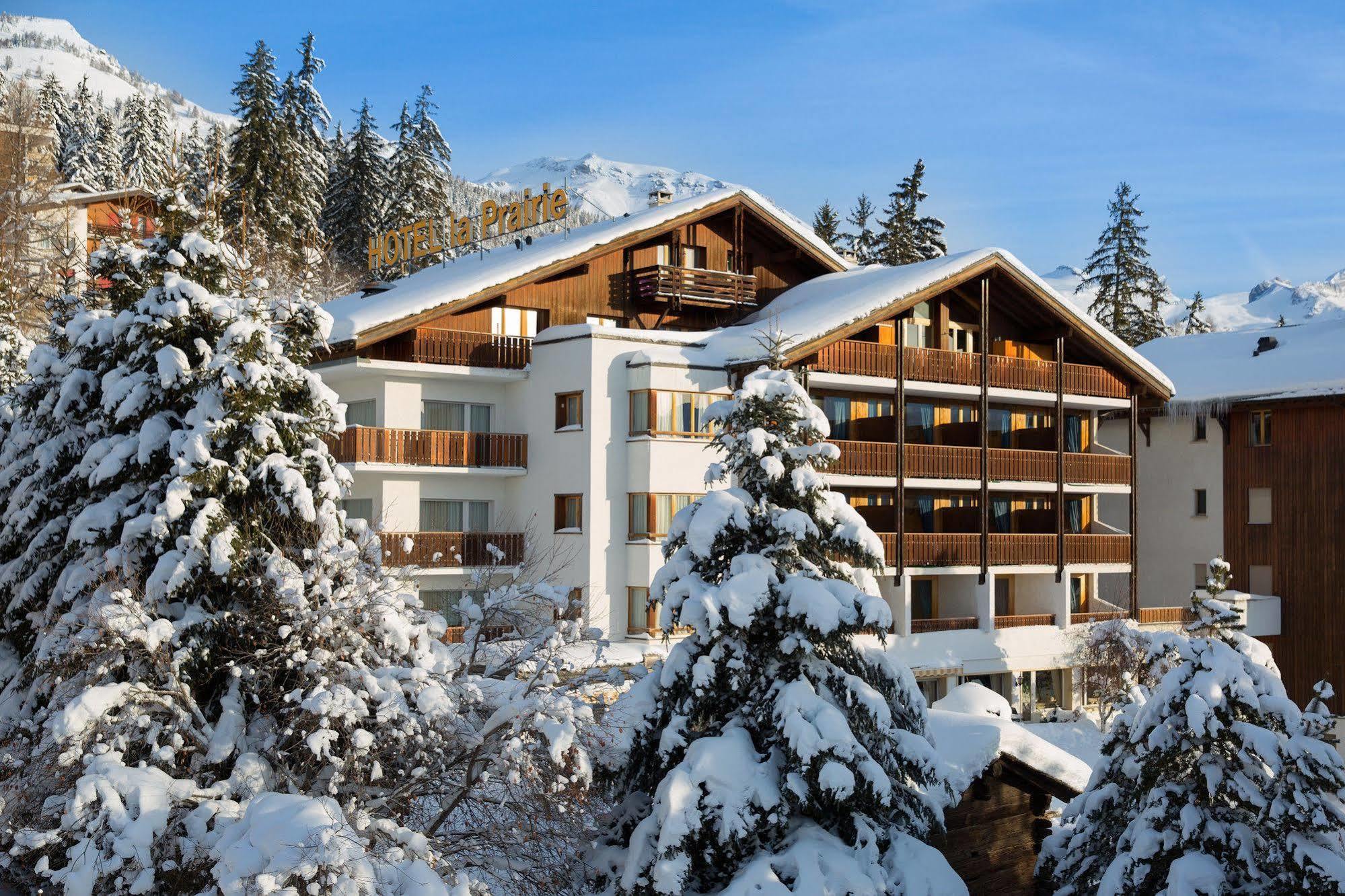 Hotel La Prairie Crans-Montana Bagian luar foto